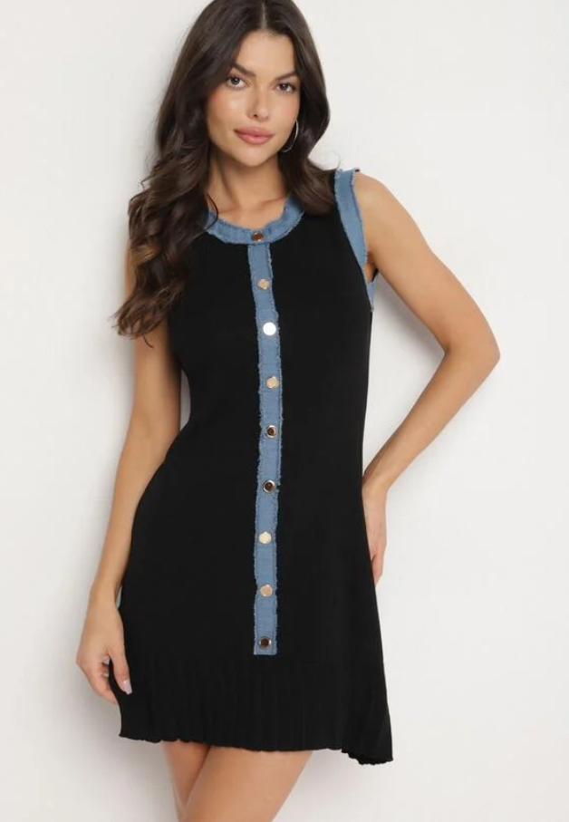 Mirabelle Button-Front Shift Dress