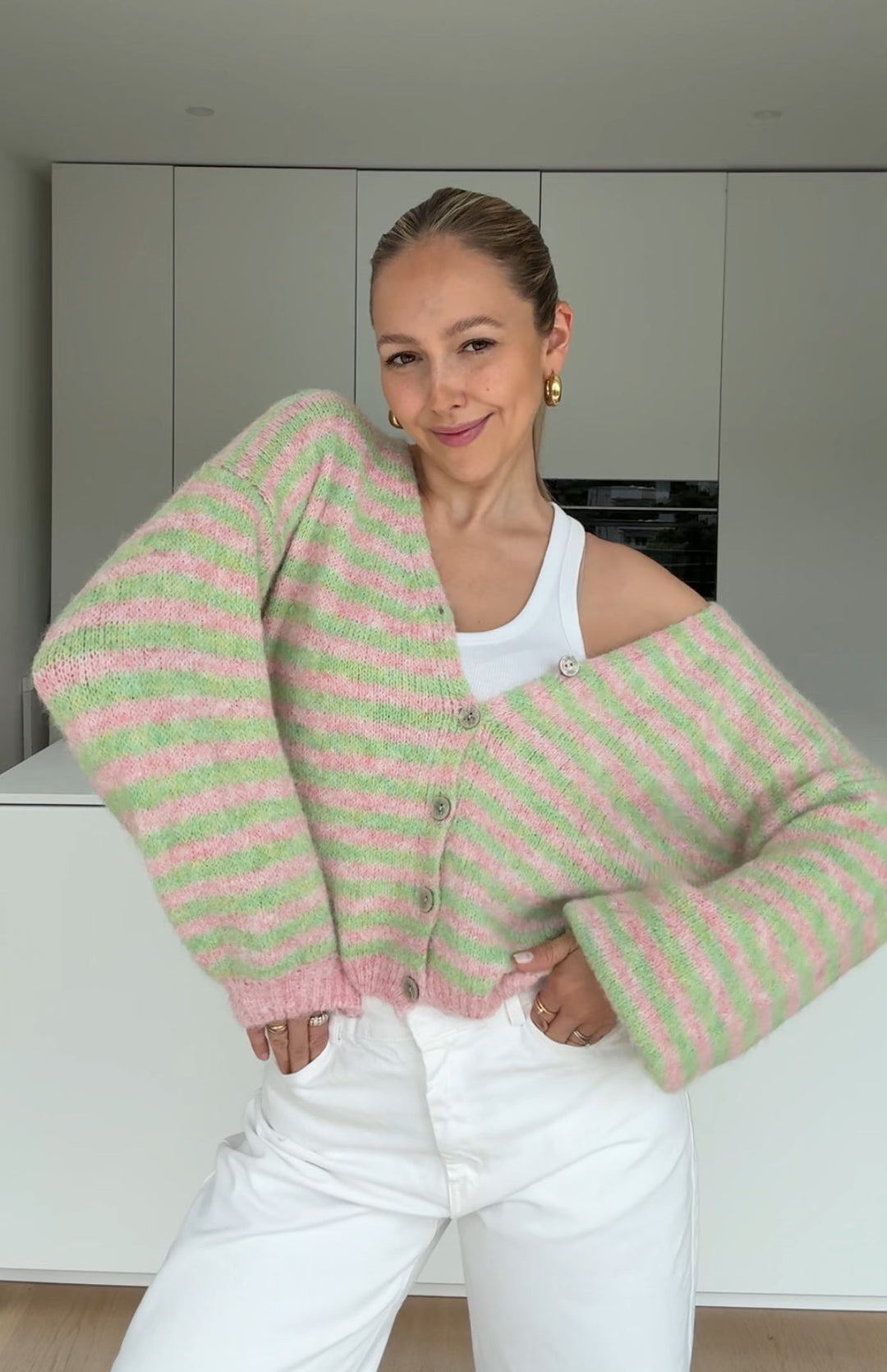 Zoe™ | Striped Color Cardigan 🌸
