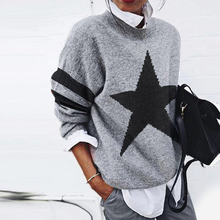 LEILA™ |Chic Grey Sweater
