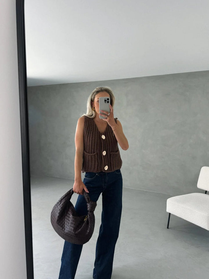 OLIVIA™ - CHUNKY KNIT VEST