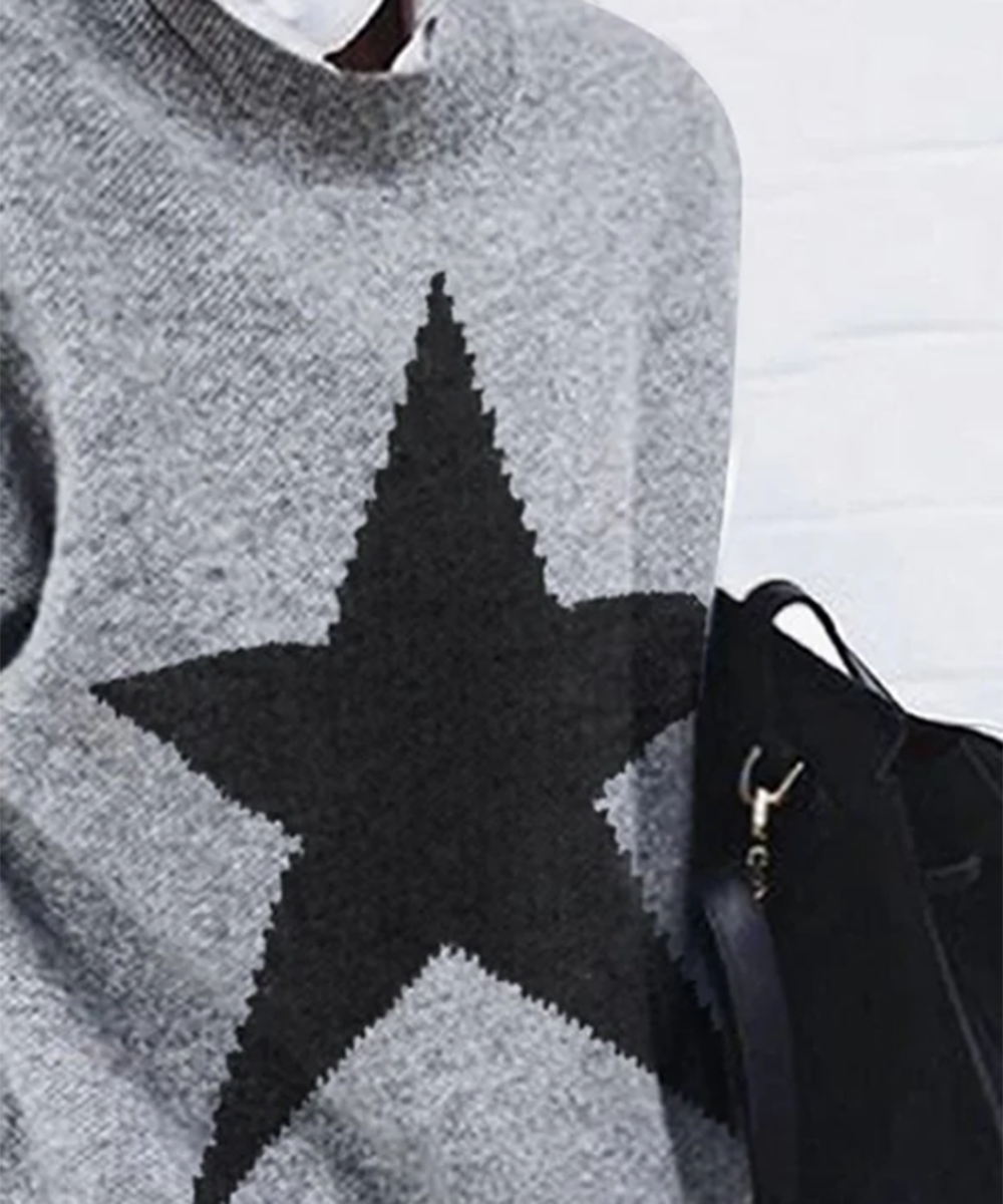 LEILA™ |Chic Grey Sweater