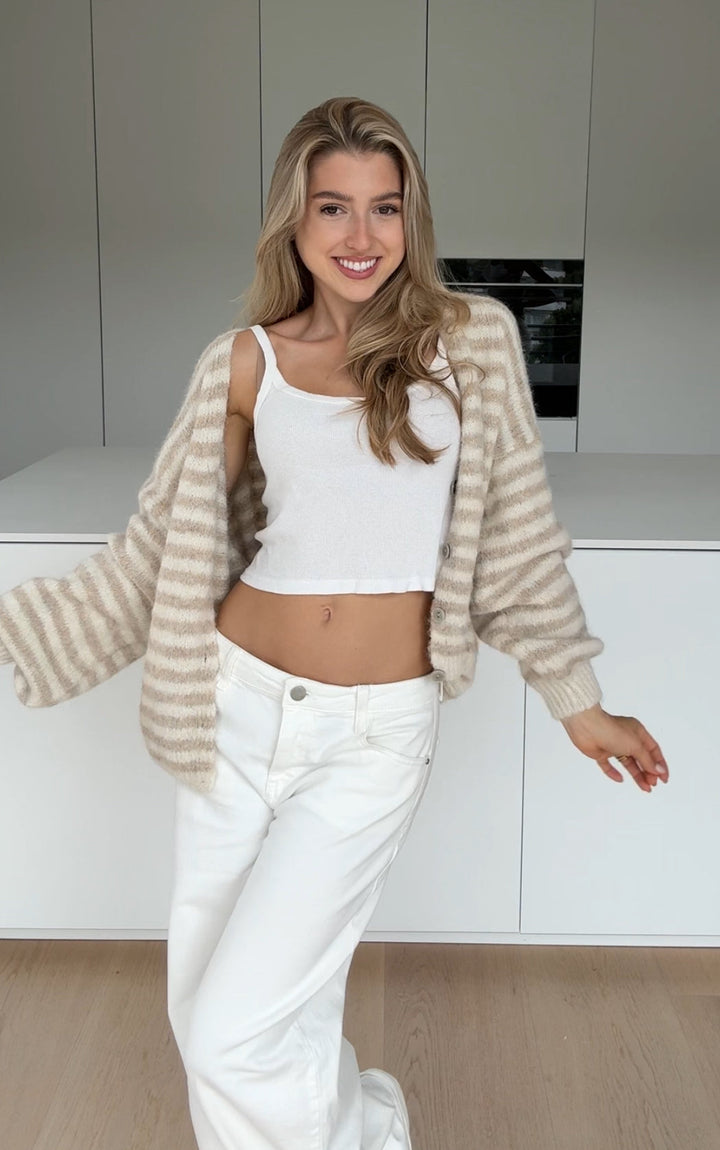 Zoe™ | Striped Color Cardigan 🌸