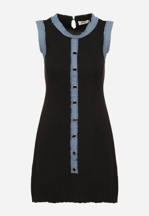 Mirabelle Button-Front Shift Dress
