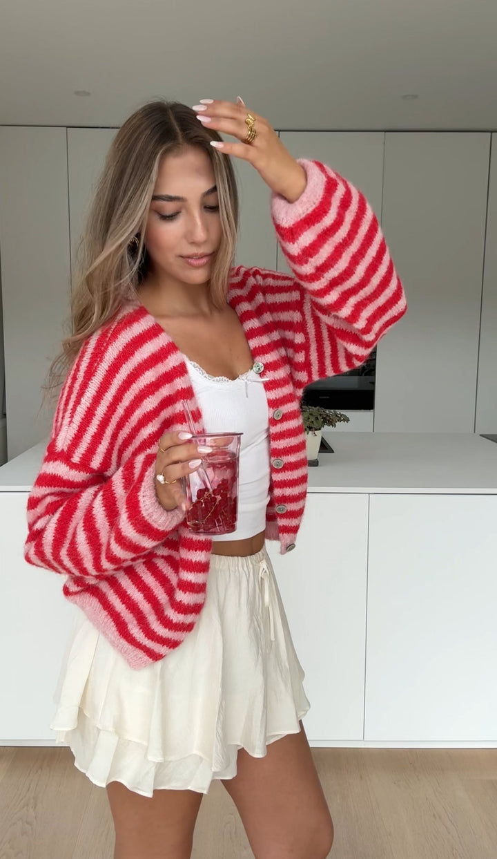 Zoe™ | Striped Color Cardigan 🌸