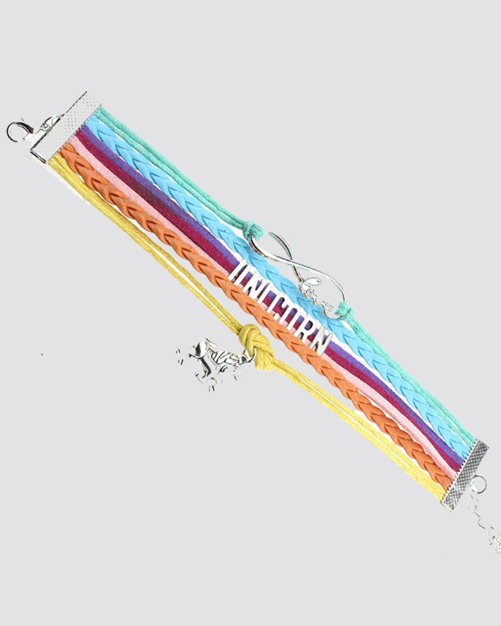 Unicorn Decor Layered Bracelet