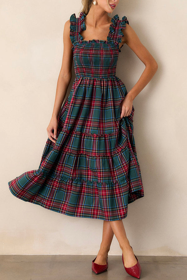 Holiday Tartan Christmas Dress