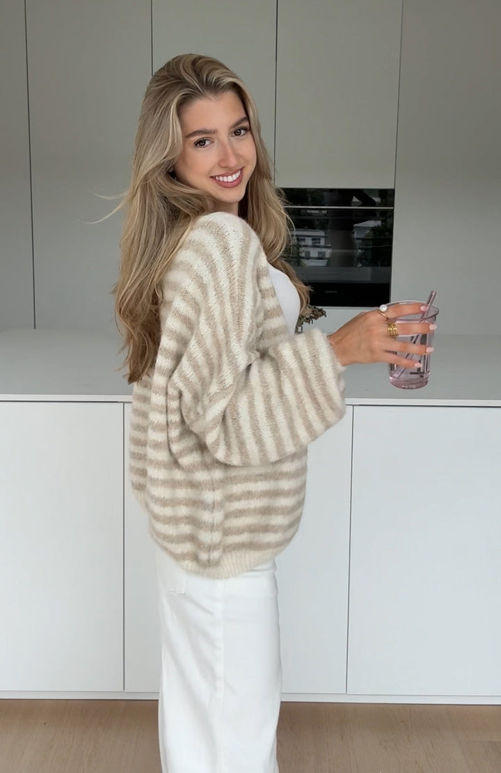 Zoe™ | Striped Color Cardigan 🌸