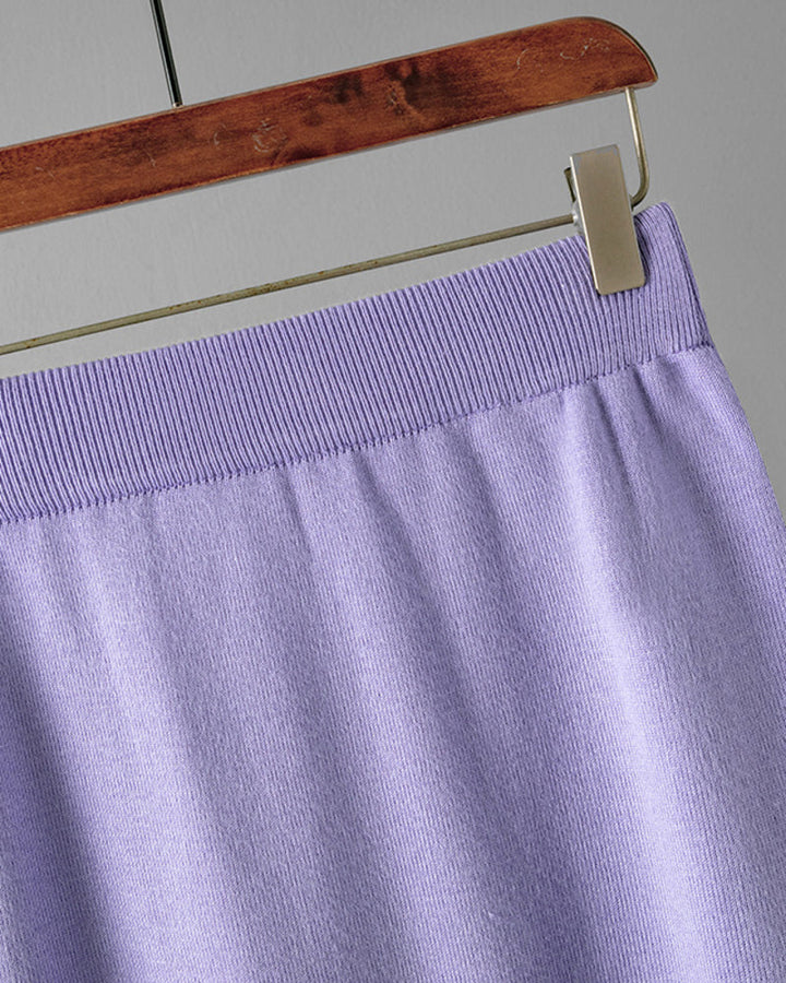 Casual Loose Fashion Long Skirt Two-piece Set