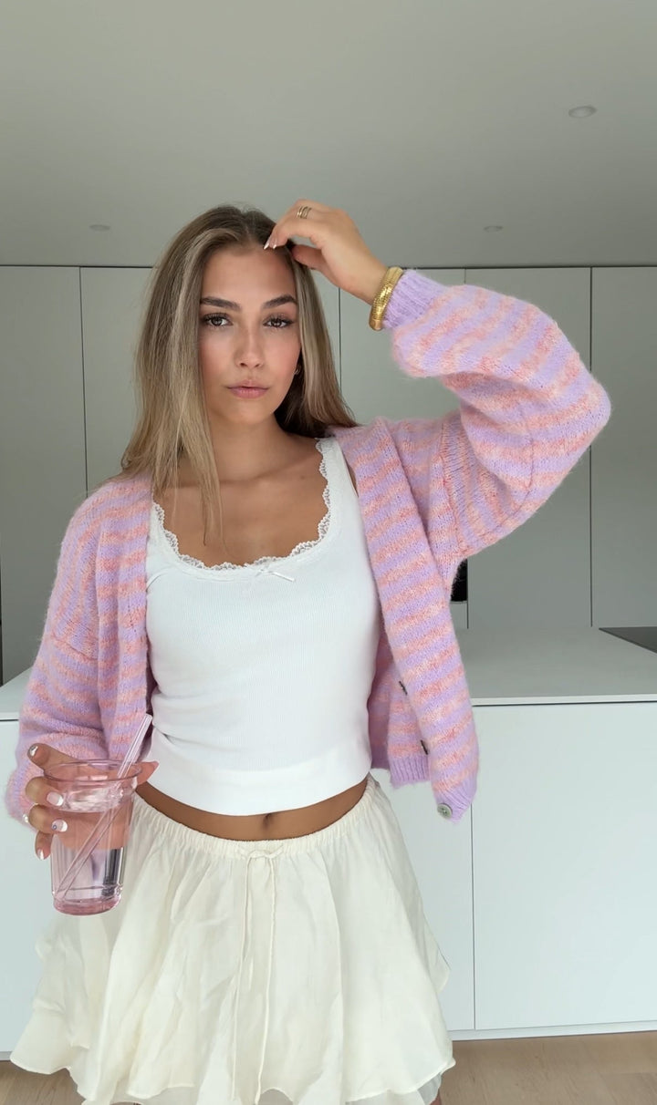 Zoe™ | Striped Color Cardigan 🌸