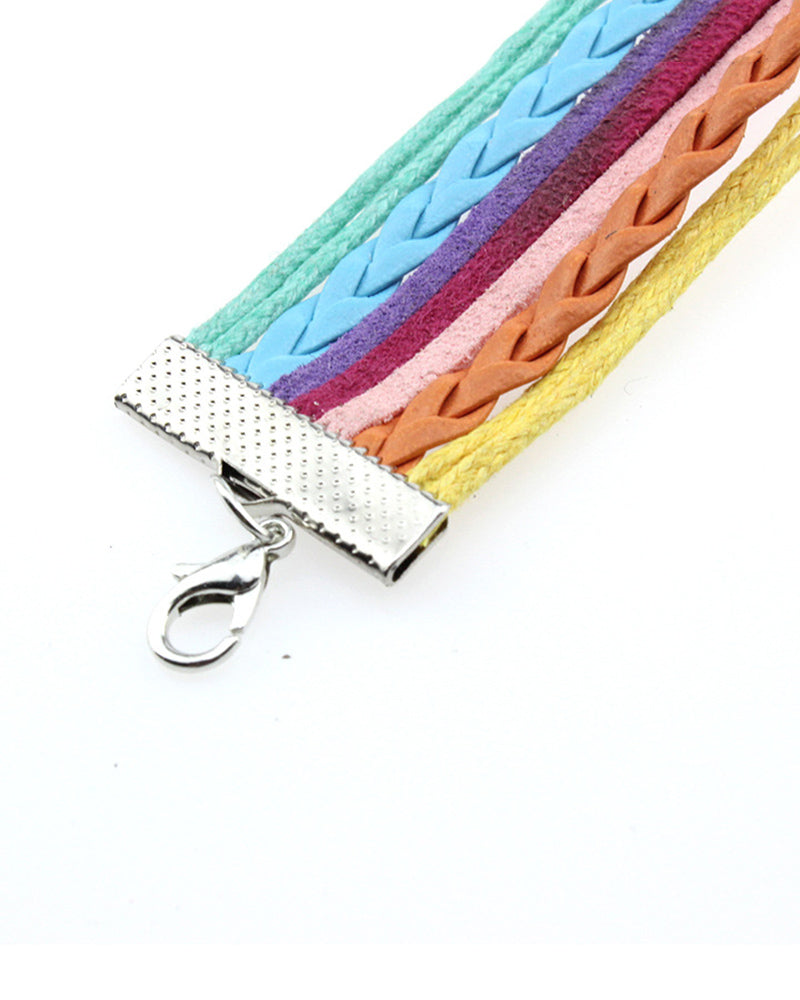 Unicorn Decor Layered Bracelet