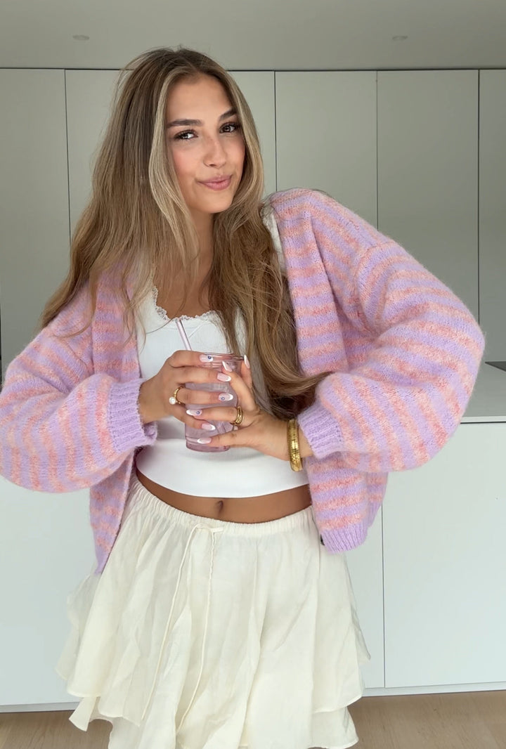 Zoe™ | Striped Color Cardigan 🌸