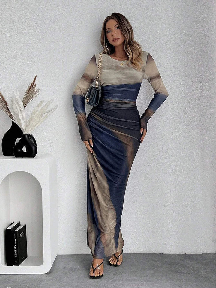 Aurora Golden Hour Maxi Dress
