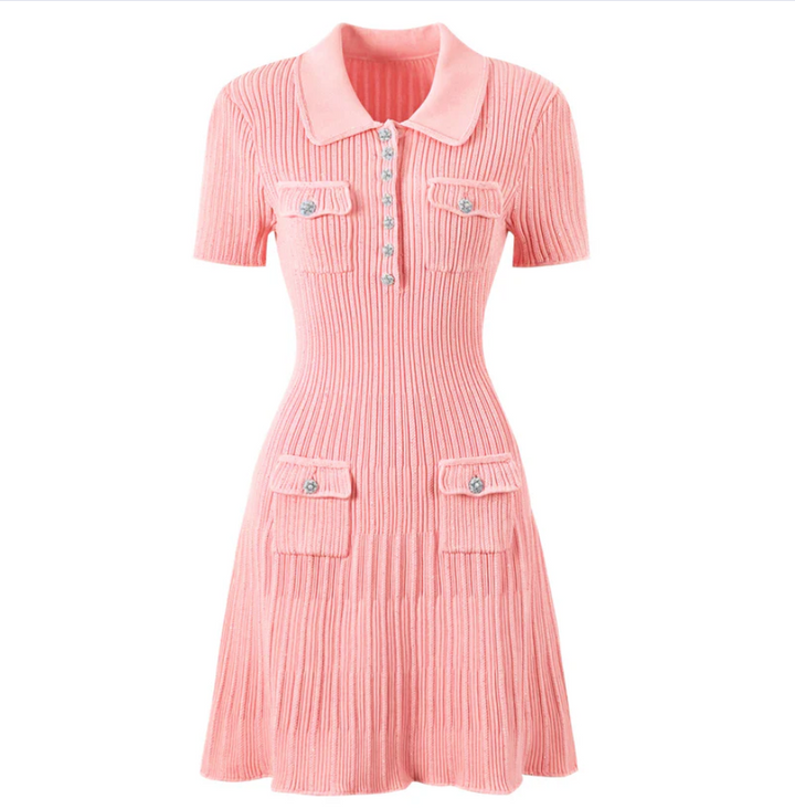 Caroline Knit Mini Dress