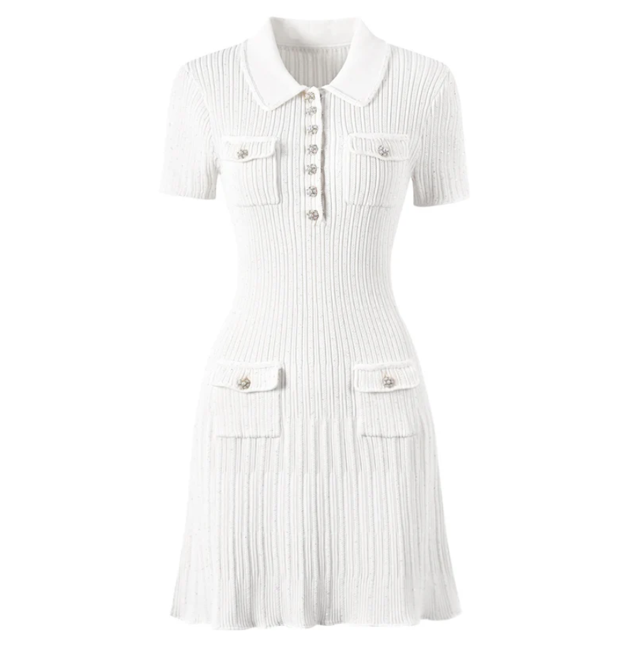 Caroline Knit Mini Dress
