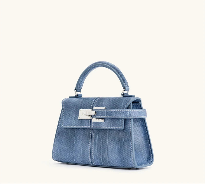 👜 Elisa Denim Blue Tote Bag