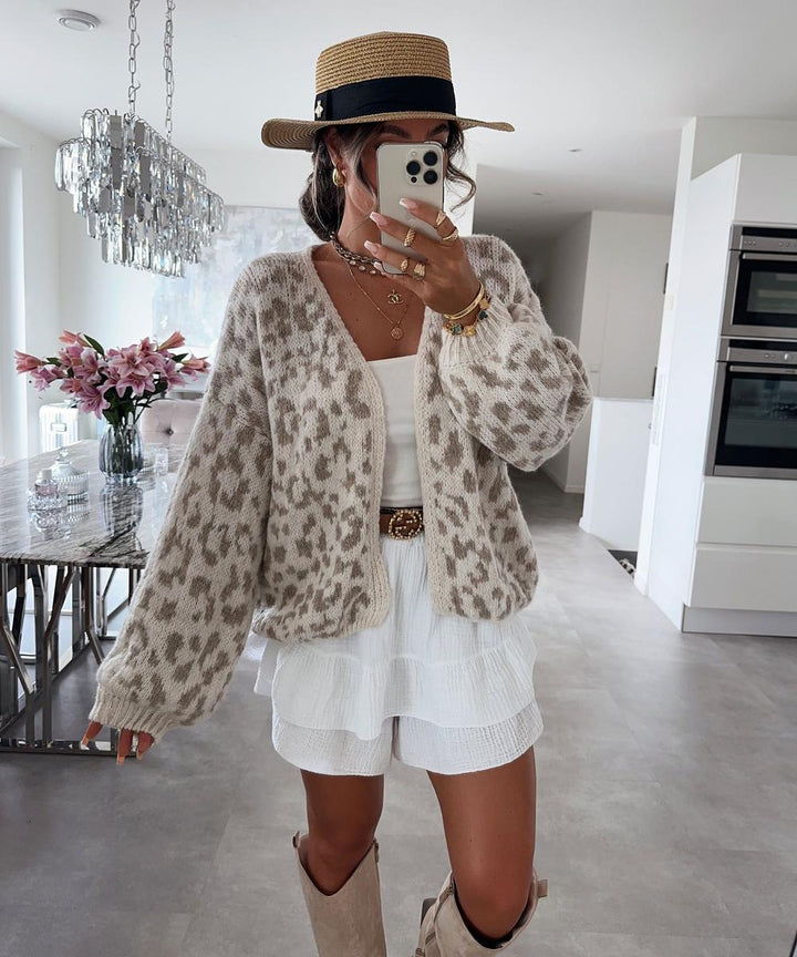 KIRA™ | Leopard Cardigan