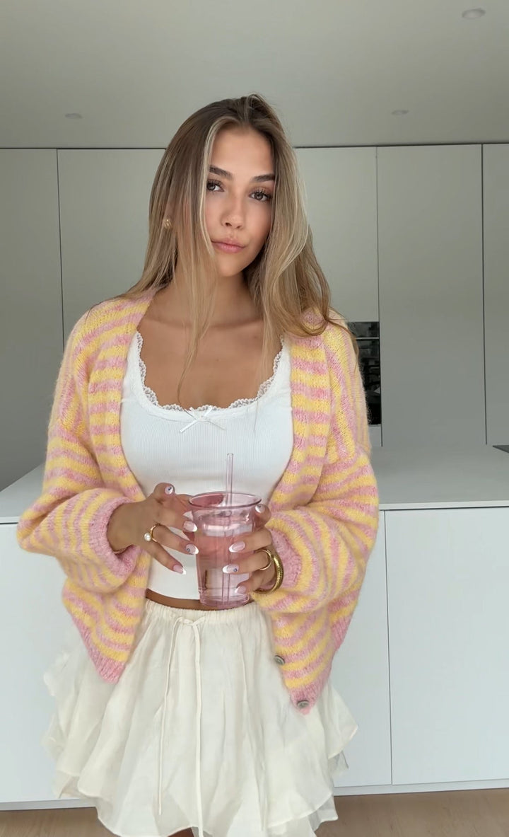 Zoe™ | Striped Color Cardigan 🌸