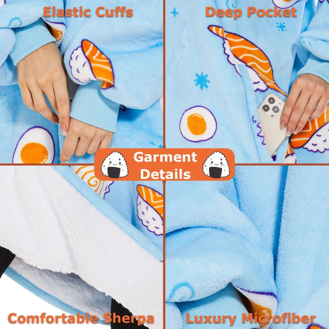 Urchin Glow™ | HOODIE BLANKET