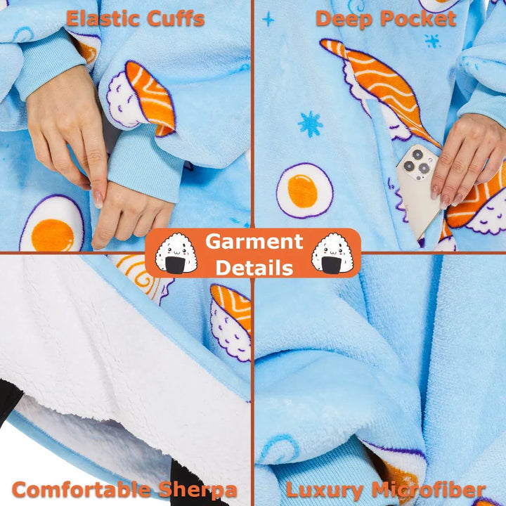 Urchin Glow™ | HOODIE BLANKET