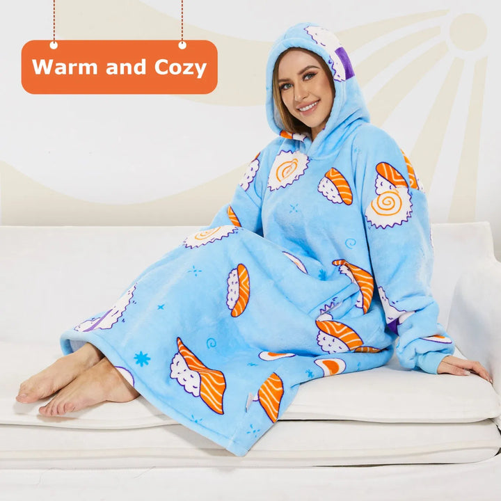 Urchin Glow™ | HOODIE BLANKET