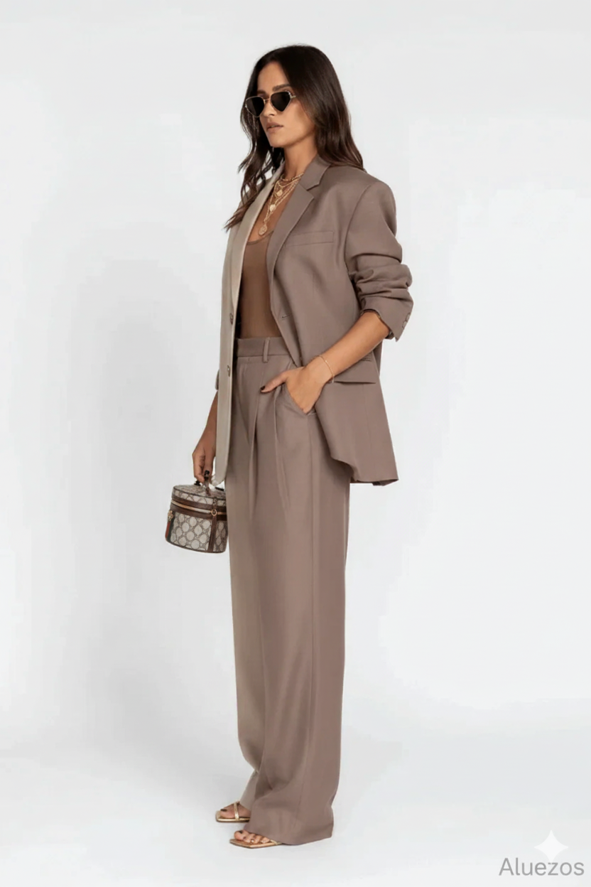 Nikita Girl Boss two tone oversized suit