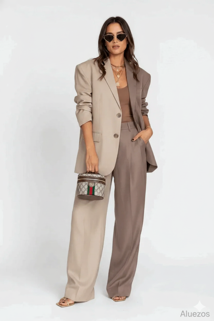 Nikita Girl Boss two tone oversized suit