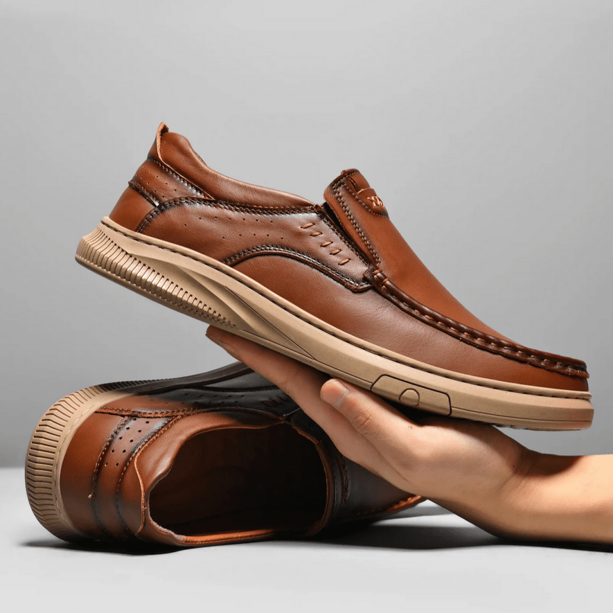 Samuel Leather Slip-ons
