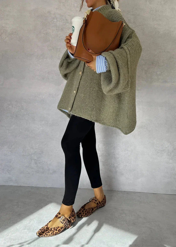 Joelle™ | Long Sleeve Plain Cardigan