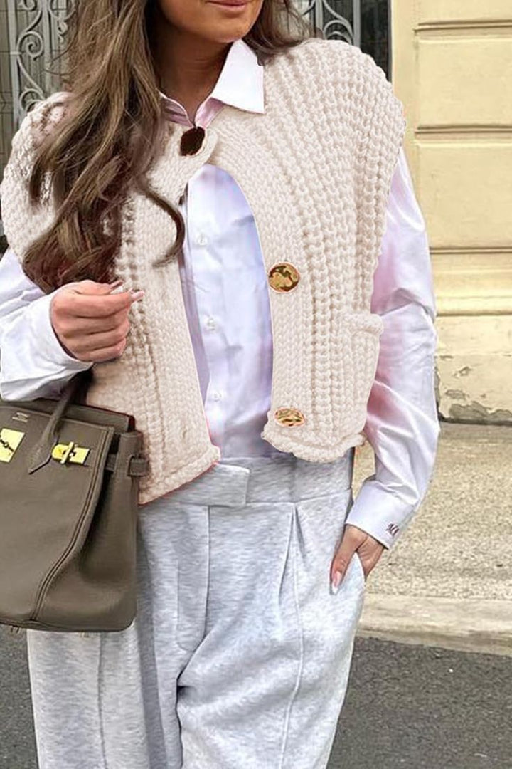 OLIVIA™ - CHUNKY KNIT VEST