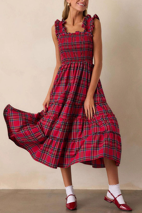 Holiday Tartan Christmas Dress