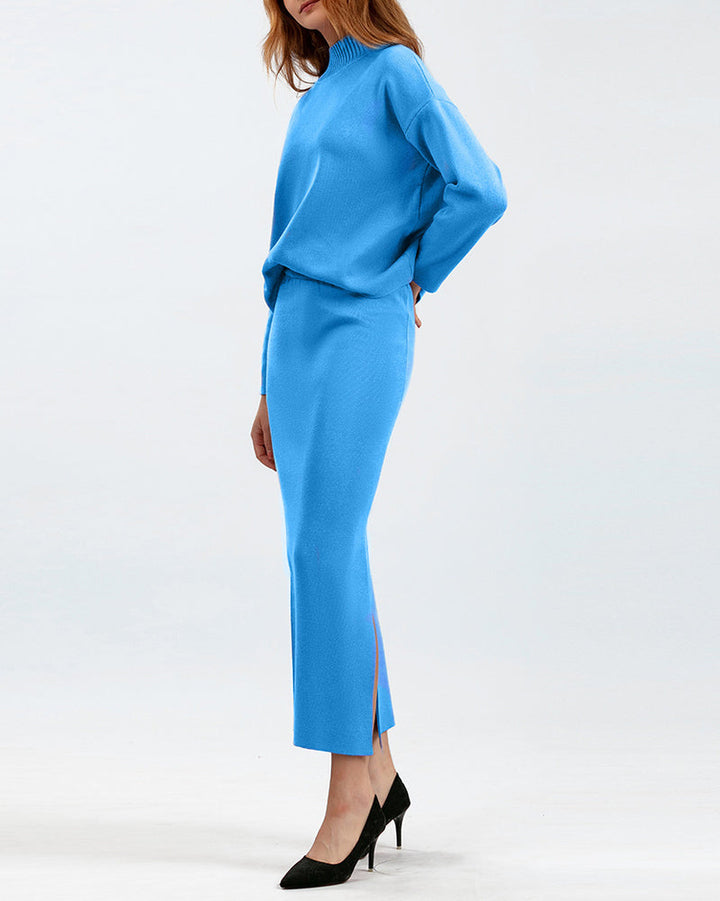 Casual Loose Fashion Long Skirt Two-piece Set