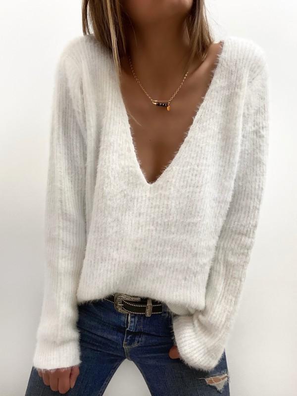Samantha™ | White Sweater