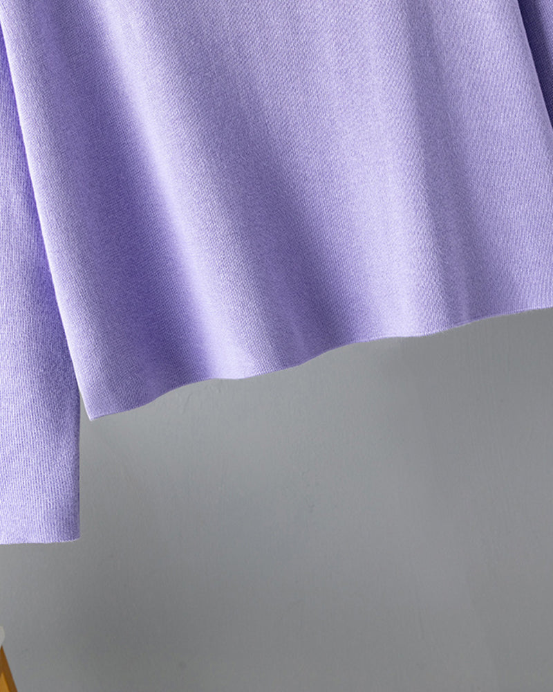 Casual Loose Fashion Long Skirt Two-piece Set