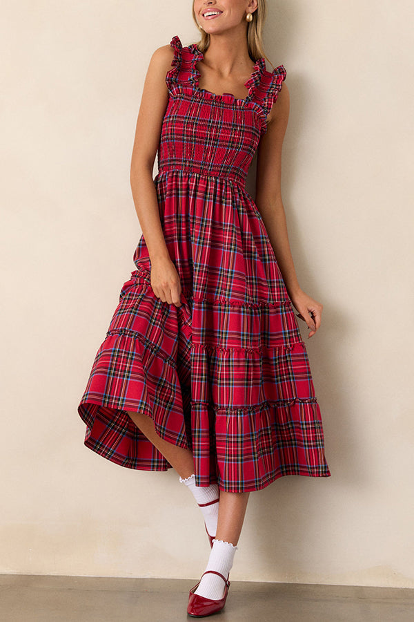 Holiday Tartan Christmas Dress