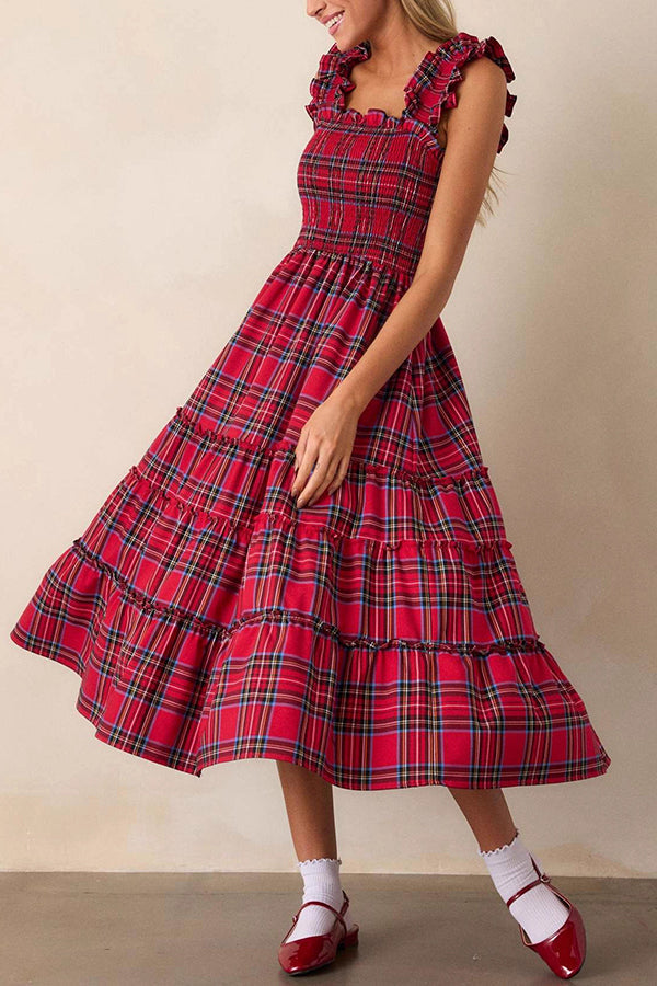 Holiday Tartan Christmas Dress