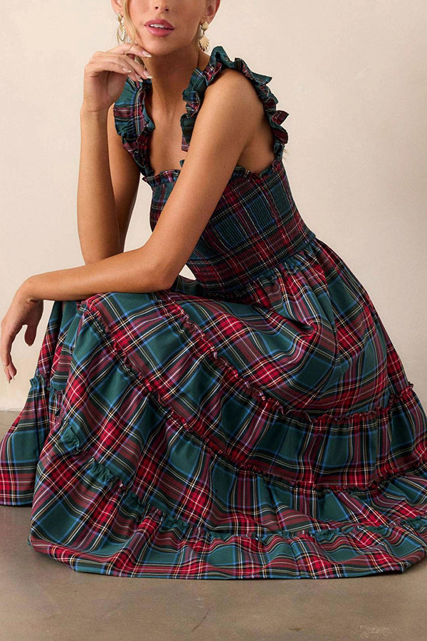 Holiday Tartan Christmas Dress