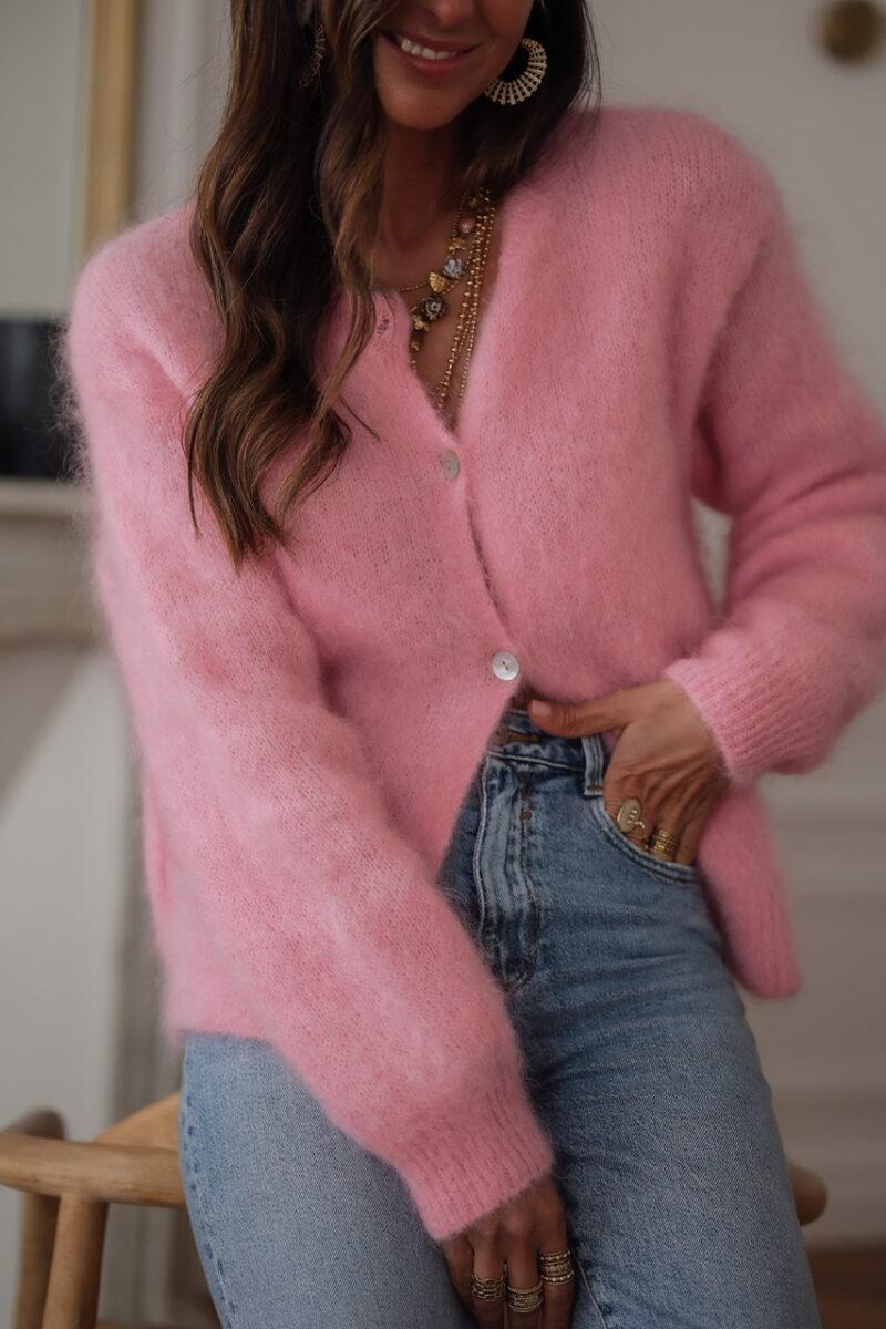 Sweet Long Sleeve Plain Cardigan