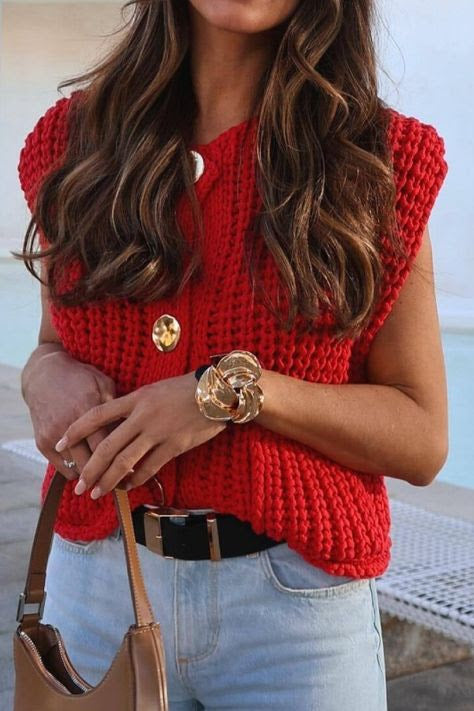 OLIVIA™ - CHUNKY KNIT VEST